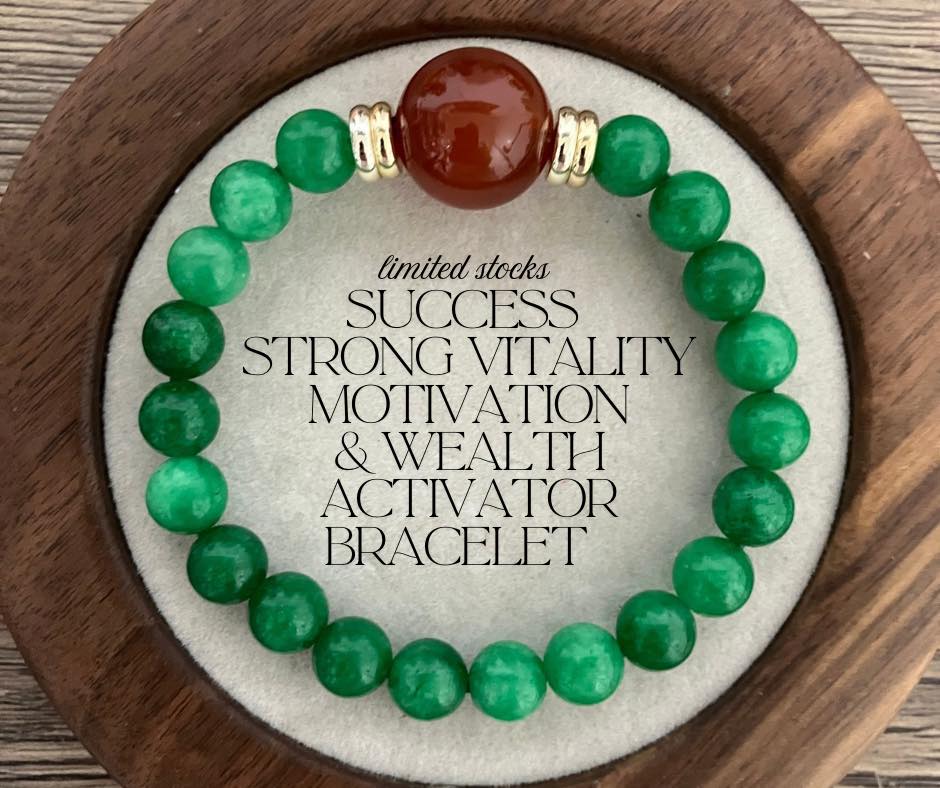 Success, Strong Vitality, Motivaton & Wealth Activator Bracelet