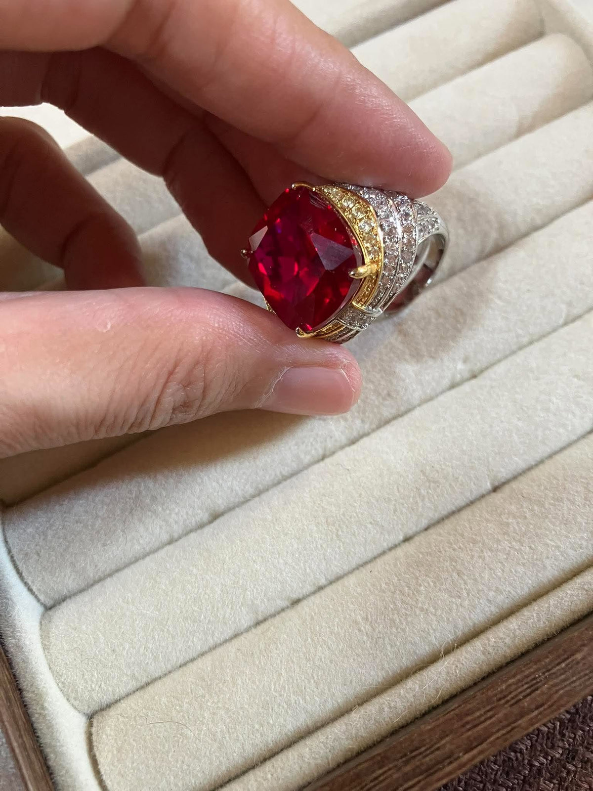 The Sovereign Lab-Grown Ruby Ring