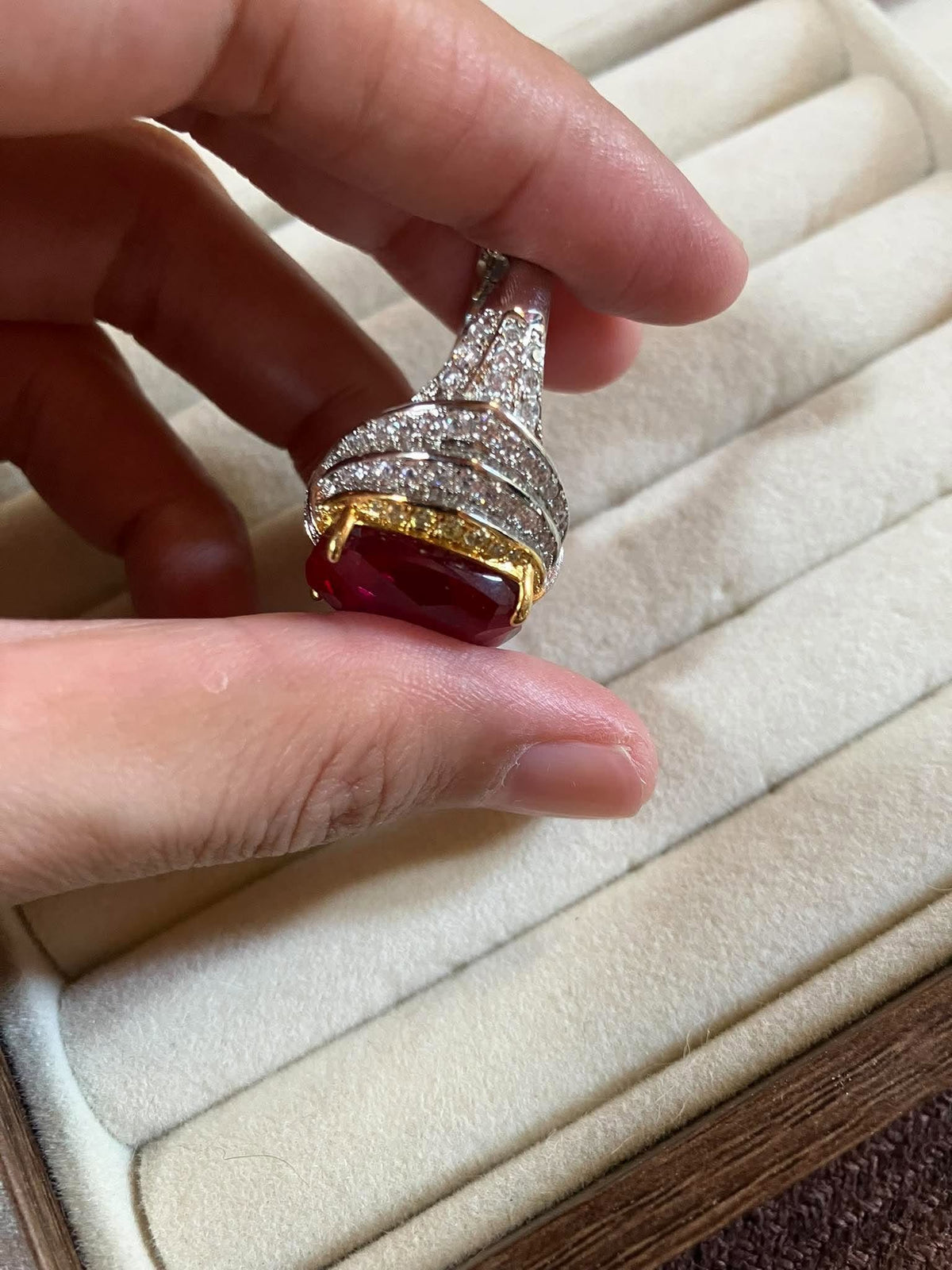 The Sovereign Lab-Grown Ruby Ring