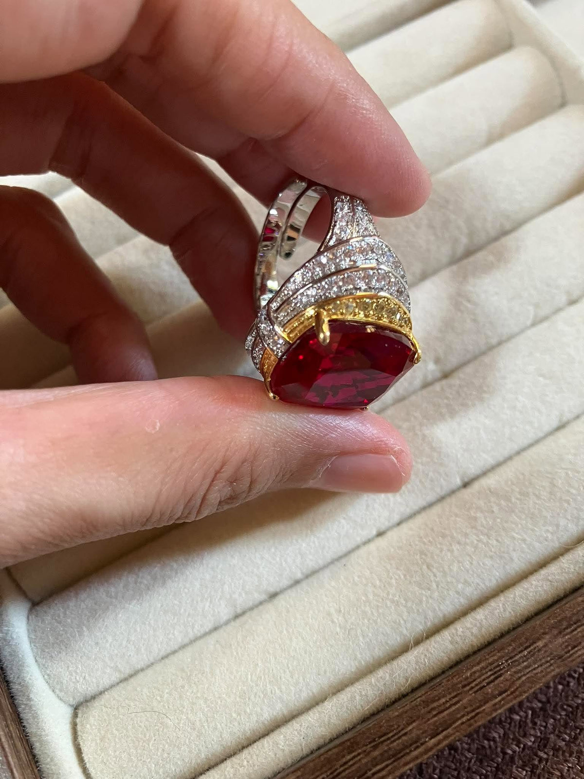 The Sovereign Lab-Grown Ruby Ring