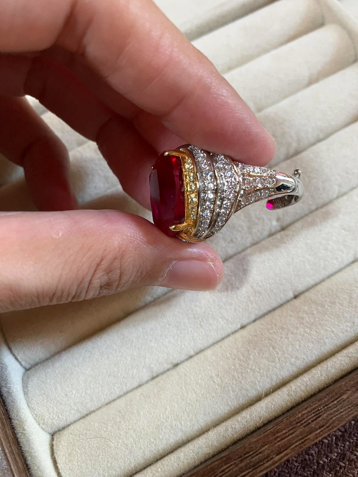 The Sovereign Lab-Grown Ruby Ring