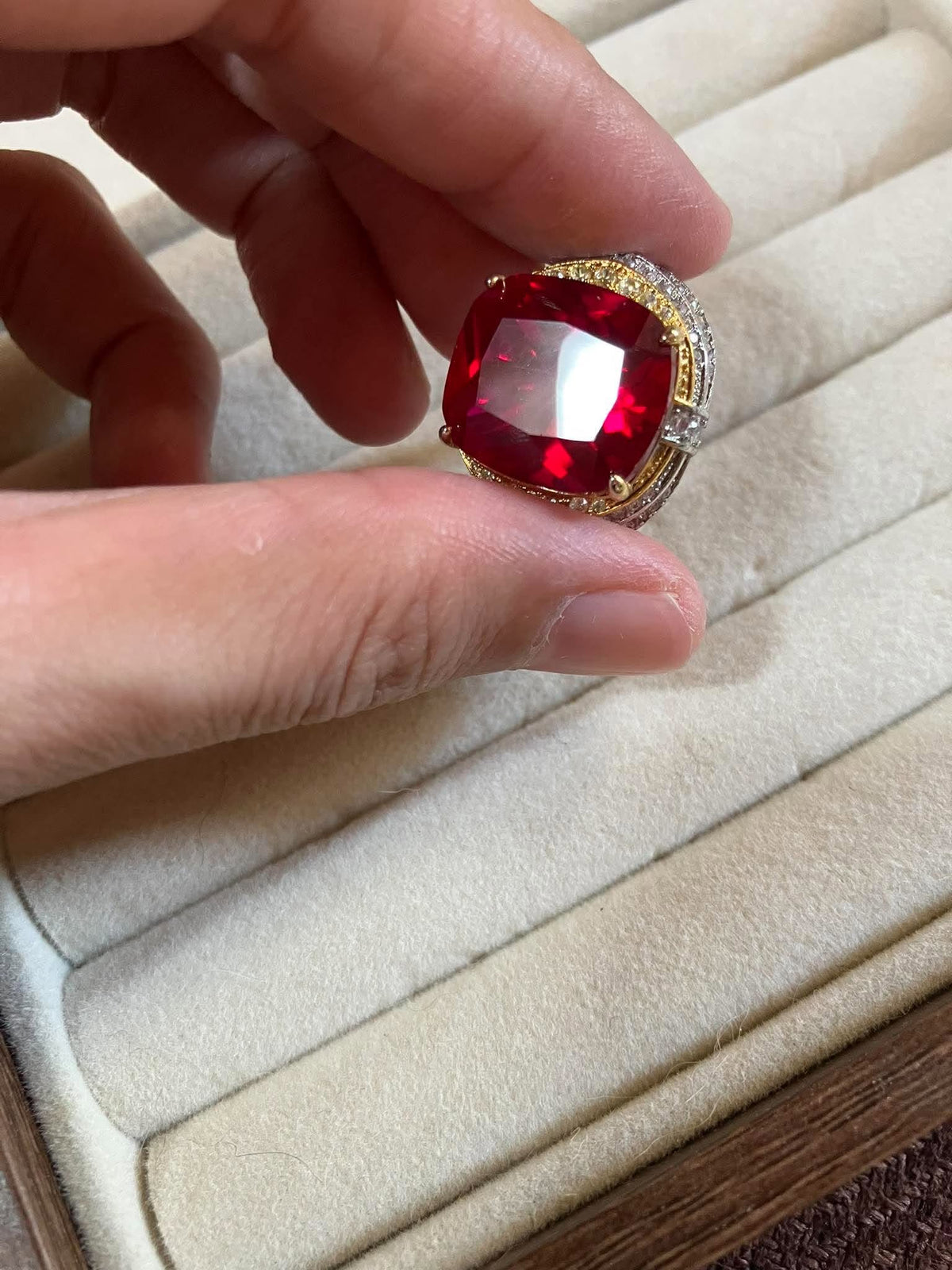 The Sovereign Lab-Grown Ruby Ring