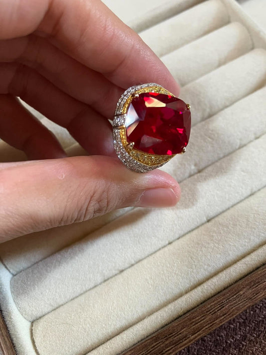 The Sovereign Lab-Grown Ruby Ring
